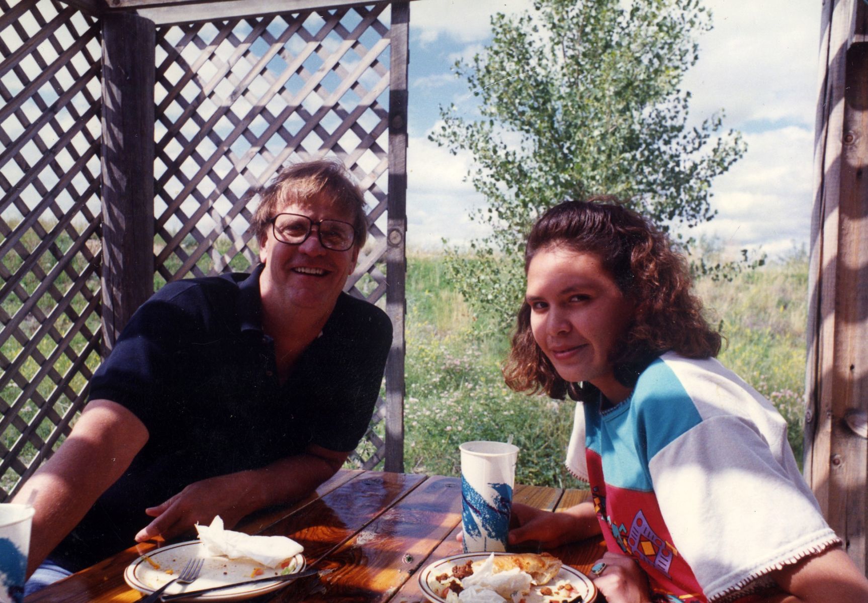 Larry Colton and Sharon LaForge in 1993